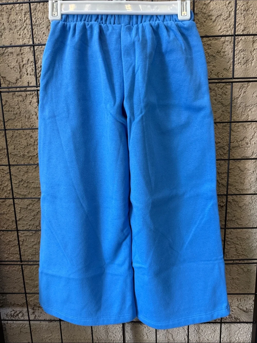 New Gap Kids Blue Fleece Wide-Leg Bottoms